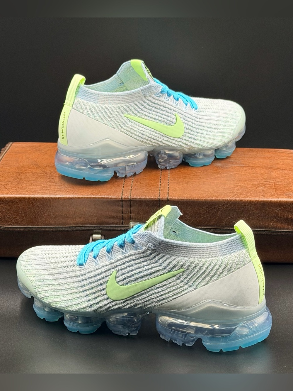 Nike Wmns Air VaporMax 3 'Pure Platinum Baltic Blue' - Picture 14 of 14